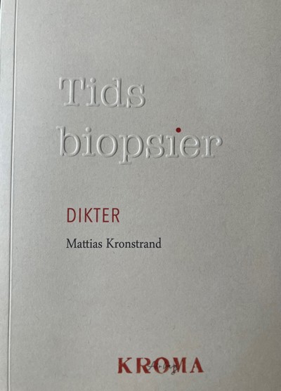 Tidsbiopsier - diktsamling 