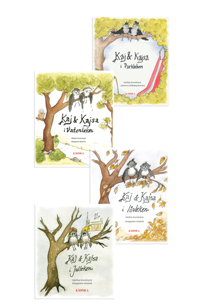 Kaj & Kajsa-böckerna 4-pack